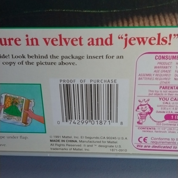 1991 Happy Holidays Barbie Doll Special Edition - Picture 7 of 7